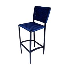 Banqueta Bistrô em Corda Náutica