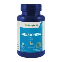 Melatonina 300mg 60 Comprimidos Mastigáveis Sabor Maracujá Macrophytus 