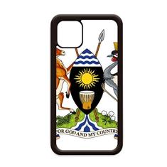Capa com emblema nacional da África Uganda para iPhone 12 Pro Max para Apple Mini Mobile Case