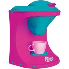 Cafeteira Infantil Brinquedo de Cozinha Divertido Usual 411 Rosa