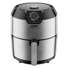 Fritadeira Elétrica sem Óleo Air Fryer Arno Super Inox IFRY 4,2L – Preta e Inox