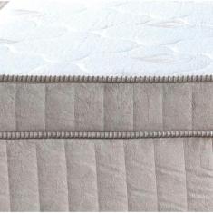 Colchão Vibroterápico Molas Ensacadas Com Massagem Solteiro Suede - GE