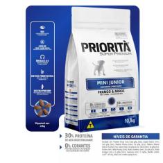 Ração Para Cães Mini Junior Raças Pequenas Filhotes Priorita Sabor Fra