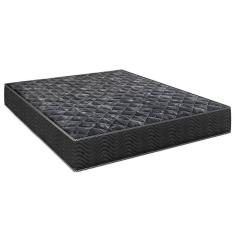 Colchão Casal 138 Lisboa Espuma D28 Preto - Bello Box - 17x138x188