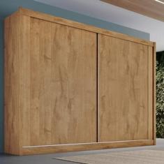 Guarda Roupa Casal 2 Portas 4 Gavetas - Creta-Amêndoa - Móveis Europa