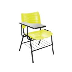 Cadeira Iso Linha Polipropileno Iso Universitária Amarelo