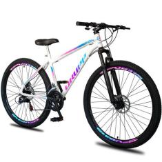 Bicicleta Aro 29 Dropp Sport Aço Carbono 21 Marchas Vel Freio a Disco 