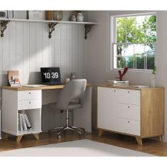 Conjunto Home Office: Escrivaninha 5934 e Balcão 6217