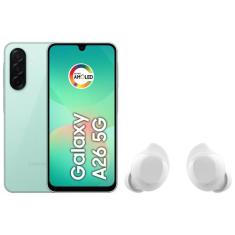 Smartphone Samsung Galaxy A26 256GB 5G 8GB RAM  - Verde + Fone de Ouvi