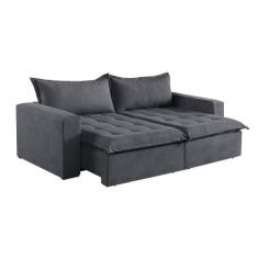 Sofá Cama 2 Lugares Retrátil e Reclinável M-184 Veludo Martins - Marti