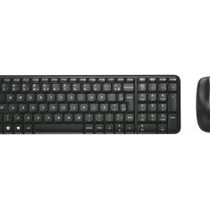 Combo Teclado E Mouse Sem Fio Logitech Mk220 Abnt2