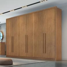 Guarda Roupa 6 Portas 6 Gavetas Reno Novo Horizonte Cumaru