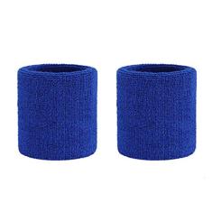 ONUPGO Pulseiras esportivas para homens e mulheres – Pulseiras esportivas de algodão felpudo para basquete, tênis, futebol, beisebol, corrida, academia (1 par)