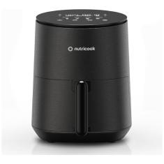 Air Fryer 3,5L com 8 Funções Predefinidas, Painel Digital de Vidro Temperado e Silenciosa, 110V 1500W, Nutricook, Preta