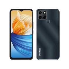 Smartphone Infinix Smart 6 64GB Preto 4G 2GB RAM 6,52” Câm. Dupla + Selfie 5MP Dual Chip