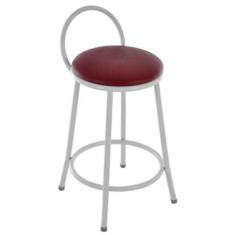 Banqueta Média Com Arco Banqueta Para Escritório Vermelho