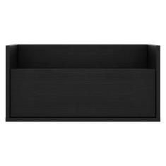 Mesa de Cabeceira 60 Cm Suspensa Multimóveis Preta