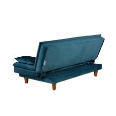 Sofá Cama 3 Lugares 195cm Veludo Holanda Berflex