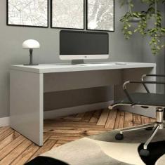 Escrivaninha Home Office 150cm Tampo 40mm Pés Painel - F5 Office G, Ci