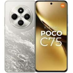 Smartphone Celular Xiaomi POCO C75 NFC 120Hz 256GB 8GB câmera tripla 5