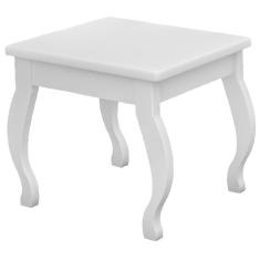 Banqueta para Penteadeira Branco – Luapa Móveis