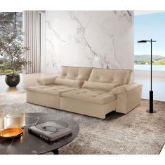 Sofá Parma Linho 02 Módulos De 90cm B25cm Meu Sofá Online A226 Linho Bege