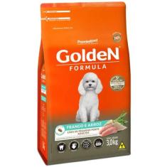 Ração Golden Fórmula Cães Adultos Raças Pequenas Frango e Arroz Mini B