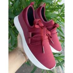 tenis estiloso blogueira calçe facil feminina lindo e confortavel e pr