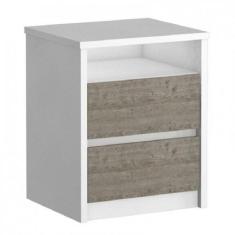 Mesa de Cabeceira 2 Gavetas 1 Nicho - Foscarini