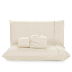 Jogo de Lençol Casal Padrão Micropercal Elegante 200 Fios Ponto Palito