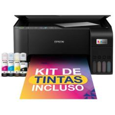 Impressora Multifuncional Epson EcoTank L3250 Wi-fi, Preto, Bivolt