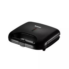 Grill e Sanduicheira Elétrica Amvox AMS 370 Black - 750W 220V
