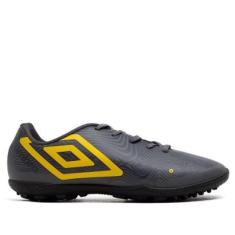 Chuteira Society Umbro Orbit Cinza Escuro-Unissex