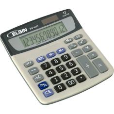 Calculador de Mesa com Visor e 12 dígitos MV4123 Elgin