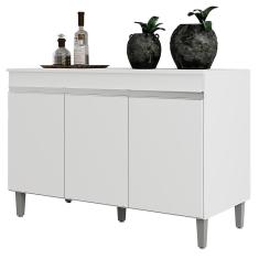 Balcão Pia Manu 120cm com Tampo MDP - AJL Móveis