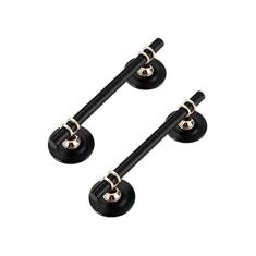 CcHhyyt Pacote com 2 puxadores autoadesivos de armário de 12,7 cm, ajudante de puxador de gaveta de metal com adesivo para porta deslizante para geladeiras, guarda-roupas, janelas, botão de descascar