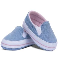 Tenis Bebê Slip On Menina Infantil Calce Fácil 01.09-Feminino