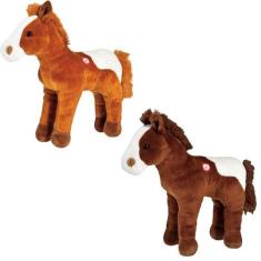 Cavalinho de Pelúcia Musical Buba, Marrom, Escuro