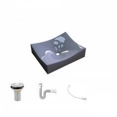 Kit Cuba Ml44 C/válvula 1 Pol. 2.6 Cm Sifão Pvc E Flexível