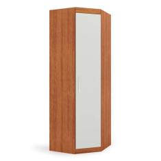 Guarda-Roupa Casal Canto 1 Porta Gênova Plus Freijó Wood/Off-White