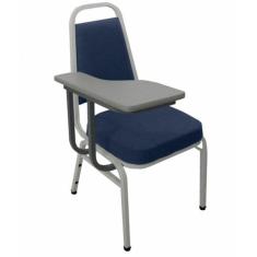 Cadeira Universitária Empilhável Linha Hotel Plus Azul