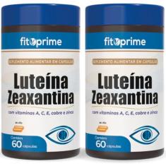 Kit 2 Luteína + Zeaxantina Vitaminas A C E Cobre Zinco 60cps