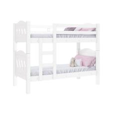 Beliche Linha Alta Pérola Branco Vira 2 Camas Solteiro