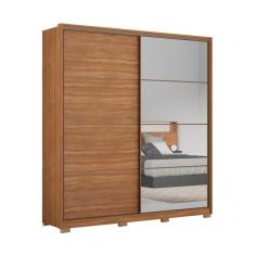 Guarda-Roupas Casal 2 Portas de Correr Flex 3 Gavetas e Espelhos Multimóveis CR35199