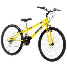 ULTRA BIKE, Bicicleta Ultra Bikes Rebaixada Aro 24 – 18 Marchas Amarelo