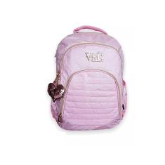 Mochila Escolar Feminina Juvenil Notebook M3986 Vkg Rosa