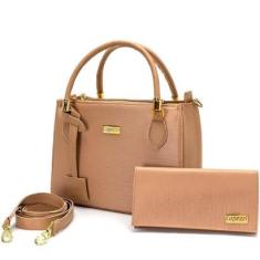 Bolsa Capezzi Lorena Alca Dupla + Carteira Feminina-Feminino
