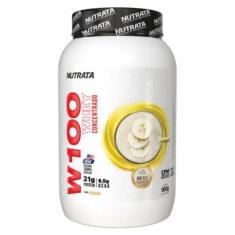 Whey Protein W100 Concentrado 900g Nutrata, Banana