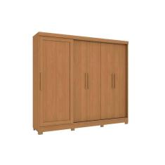 Guarda Roupa Casal 5 Portas E 4 Gavetas C- Pés  Cb03n564 Canela
