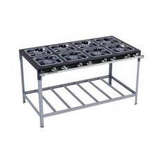 Fogão Industrial 8 Bocas 30X30 S2000 Metalmaq, Gás Natural